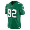 Reggie White Philadelphia Eagles Nike Alternate Vapor F.U.S.E. Limited Jersey - - Side View