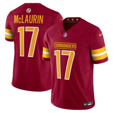 Terry McLaurin Washington Commanders Nike Vapor F.U.S.E. Limited Jersey - Burgundy - Front View