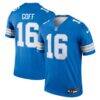 Jared Goff Detroit Lions Nike Legend Player Performance Top - Blue - Front View