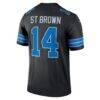 Amon-Ra St. Brown Detroit Lions Nike Legend Player Performance Top - Black - Detail View