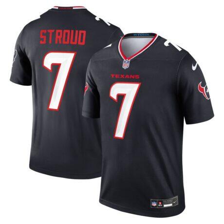 C.J. Stroud Houston Texans Nike Legend Player Performance Top - Navy - Front View