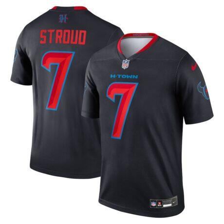 C.J. Stroud Houston Texans Nike Legend Player Performance Top - Navy - Front View