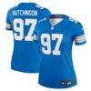 Aidan Hutchinson Detroit Lions Nike Women's Legend Player Performance Top - Blue - Front View