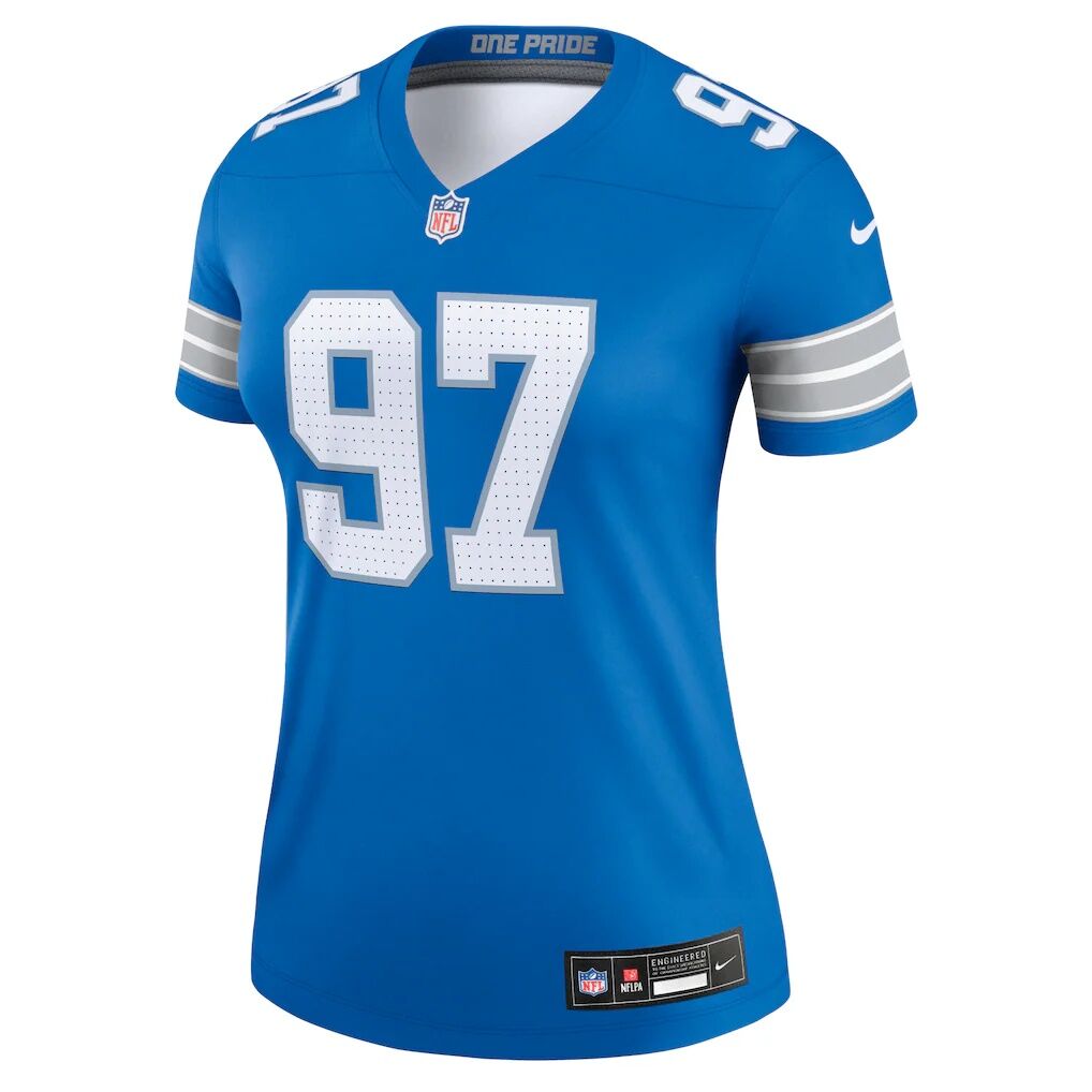 Aidan Hutchinson Detroit Lions Nike Women's Legend Player Performance Top