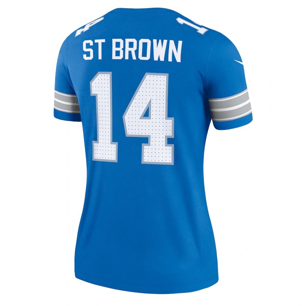 Amon-Ra St. Brown Detroit Lions Nike Women's Legend Player Performance Top