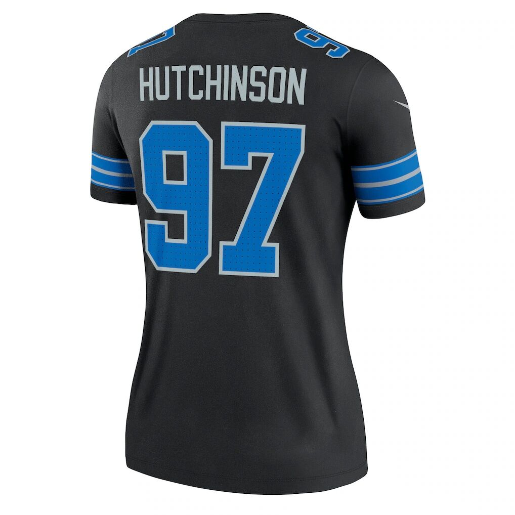 Aidan Hutchinson Detroit Lions Nike Women's Alternate Legend Player Performance Top