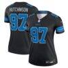 Aidan Hutchinson Detroit Lions Nike Women's Alternate Legend Player Performance Top - Black - Front View