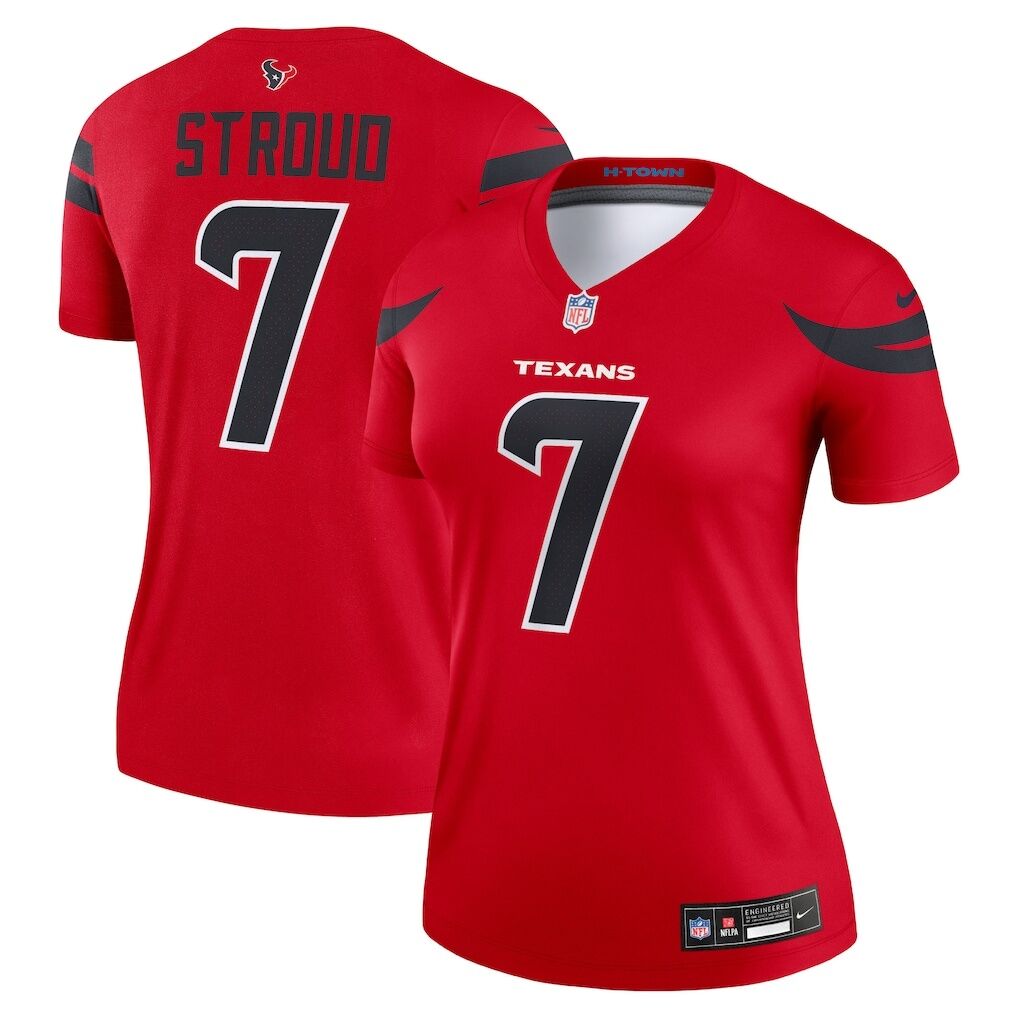 C.J. Stroud Houston Texans Nike Women’s Alternate Legend Player Performance Top
