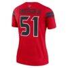 Will Anderson Jr. Houston Texans Nike Women's Alternate Legend Player Performance Top - Red - Detail View
