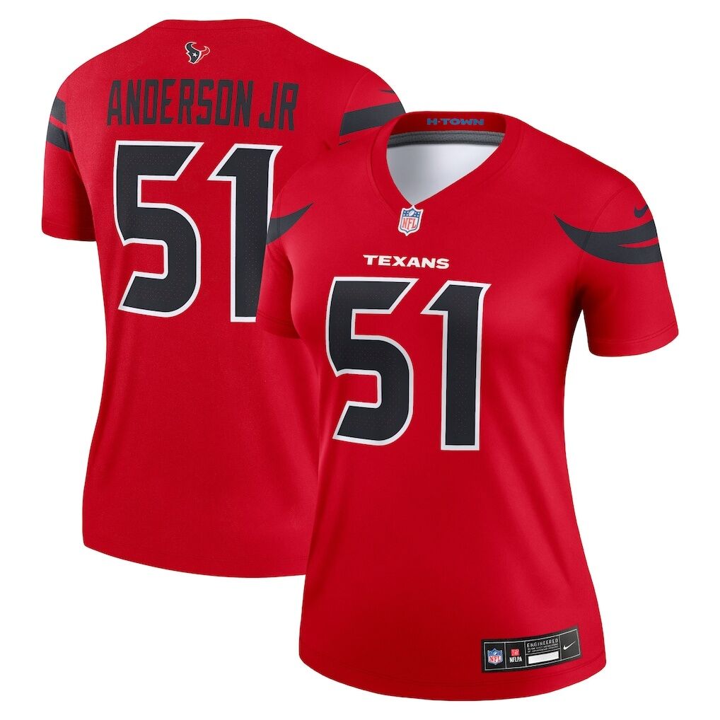 Will Anderson Jr. Houston Texans Nike Women’s Alternate Legend Player Performance Top