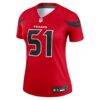 Will Anderson Jr. Houston Texans Nike Women's Alternate Legend Player Performance Top - Red - Side View