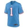 Warren Moon Tennessee Titans Nike Retired Player Alternate Game Jersey - - Side View