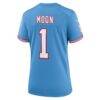Warren Moon Tennessee Titans Nike Women's Oilers Throwback Retired Player Game Jersey - - Detail View