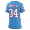 Earl Campbell Tennessee Titans Nike Women's Oilers Throwback Retired Player Game Jersey - - Detail View