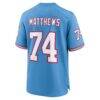 Bruce Matthews Tennessee Titans Nike Retired Player Alternate Game Jersey - - Detail View
