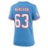 Mike Munchak Tennessee Titans Nike Women's Oilers Throwback Retired Player Game Jersey - - Detail View