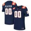 Illinois Fighting Illini Nike Pick-A-Player NIL Football Game Jersey - Navy - Front View