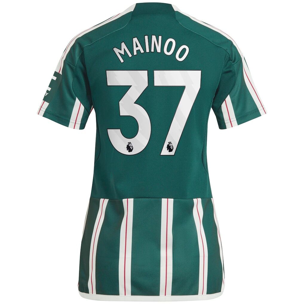 Kobbie Mainoo Manchester United adidas Women's 2023/24 Away Replica Player Jersey