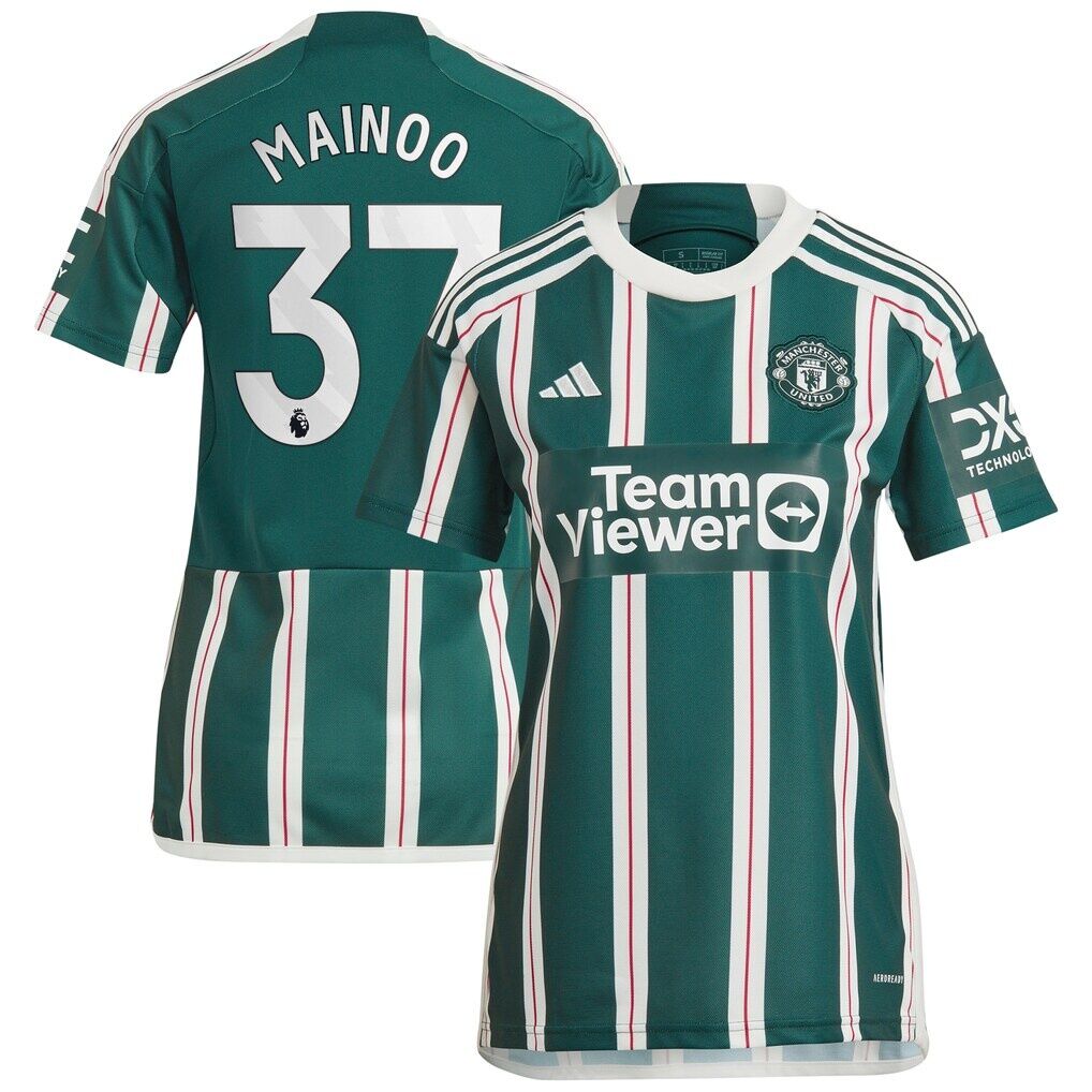 Kobbie Mainoo Manchester United adidas Women’s 2023/24 Away Replica Player Jersey