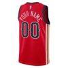 New Orleans Pelicans Jordan Brand Unisex Swingman Custom Jersey - Red - - Detail View