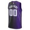 Sacramento Kings Jordan Brand Unisex Swingman Custom Jersey - Purple - Detail View