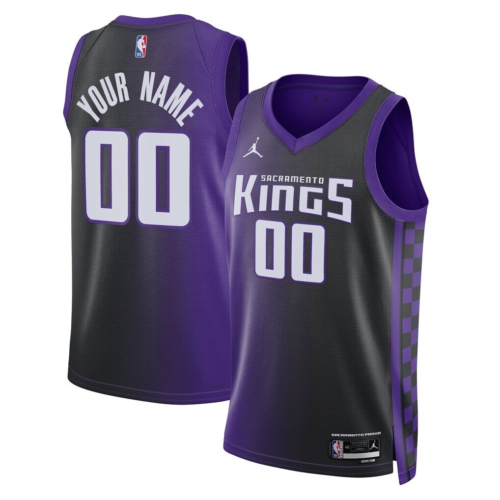 Sacramento Kings Jordan Brand Unisex Swingman Custom Jersey - Statement Edition