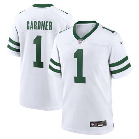 Ahmad Sauce Gardner New York Jets Nike Game Jersey - - Front View