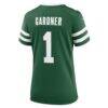 Ahmad Sauce Gardner New York Jets Nike Women's Game Jersey - Green - Detail View
