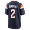 Patrick Surtain II Denver Broncos Nike Alternate Game Jersey - Navy - Detail View