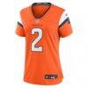 Patrick Surtain II Denver Broncos Nike Women's Team Game Jersey - Orange - Side View