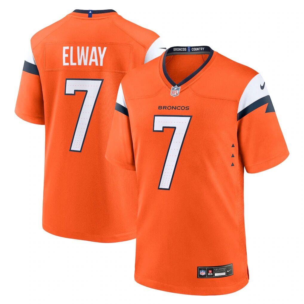 John Elway Denver Broncos Nike Team Retired Player Game Jersey