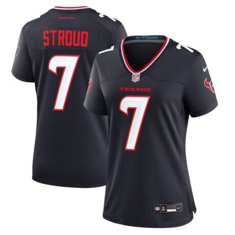 C.J. Stroud Houston Texans Nike Women's Game Jersey - Navy - Front View