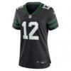 Joe Namath New York Jets Nike Women's Retired Player Alternate Game Jersey - Black - Side View