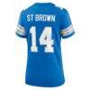 Amon-Ra St. Brown Detroit Lions Nike Women's Team Game Jersey - Blue - Detail View