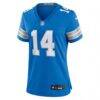 Amon-Ra St. Brown Detroit Lions Nike Women's Team Game Jersey - Blue - Side View