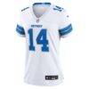 Amon-Ra St. Brown Detroit Lions Nike Women's White Game Jersey - White - Side View