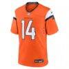 Courtland Sutton Denver Broncos Nike Mile High Collection Game Jersey - Orange - Side View
