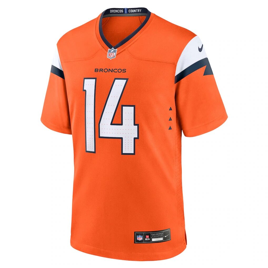 Courtland Sutton Denver Broncos Nike Mile High Collection Game Jersey
