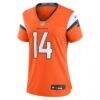 Courtland Sutton Denver Broncos Nike Women's Team Game Jersey - Orange - Side View