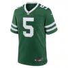 Garrett Wilson New York Jets Nike Game Jersey - Green - Side View