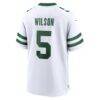 Garrett Wilson New York Jets Nike Game Jersey - White - Alt2