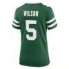 Garrett Wilson New York Jets Nike Women's Game Jersey - Green - Detail View