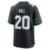 Breece Hall New York Jets Nike Alternate Game Jersey - Black - Detail View
