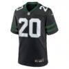 Breece Hall New York Jets Nike Alternate Game Jersey - Black - Side View