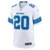 Barry Sanders Detroit Lions Nike Retired Player Game Jersey - White - Side View