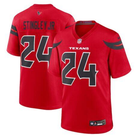 Derek Stingley Jr. Houston Texans Nike Alternate Game Jersey - Red - Front View