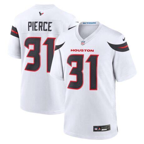 Dameon Pierce Houston Texans Nike Game Jersey - White - Front View