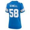 Penei Sewell Detroit Lions Nike Women's Game Jersey - Blue - Detail View