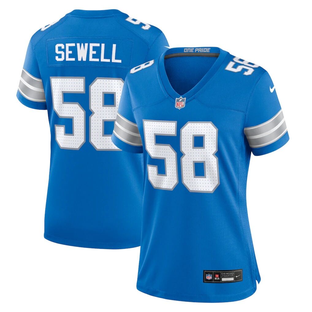 Penei Sewell Detroit Lions Nike Women's Game Jersey