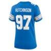 Aidan Hutchinson Detroit Lions Nike Women's Game Jersey - Blue - Detail View